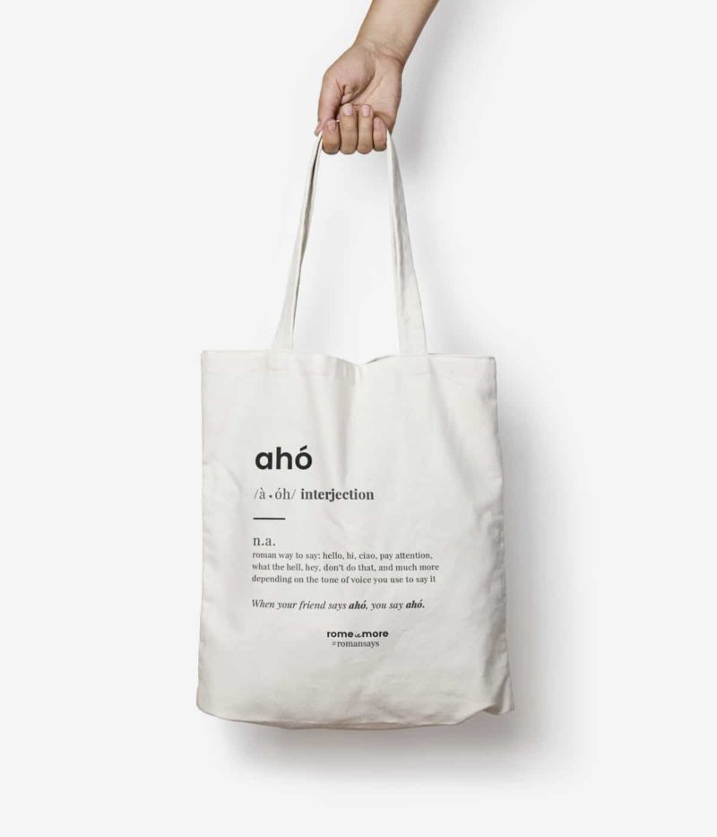 Tote bag 'Ahò'