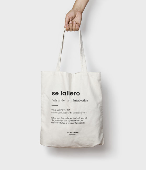 Tote bag 'Se Lallero'