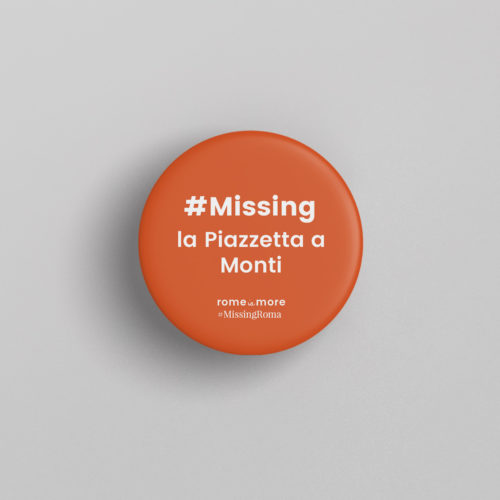 Spilla #MissingRoma 'Monti'