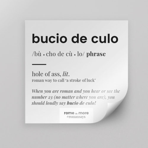 Sticker 'Bucio De Culo'