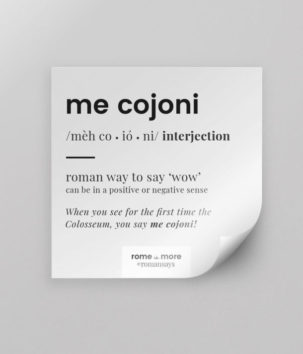 Sticker 'Me Cojoni'