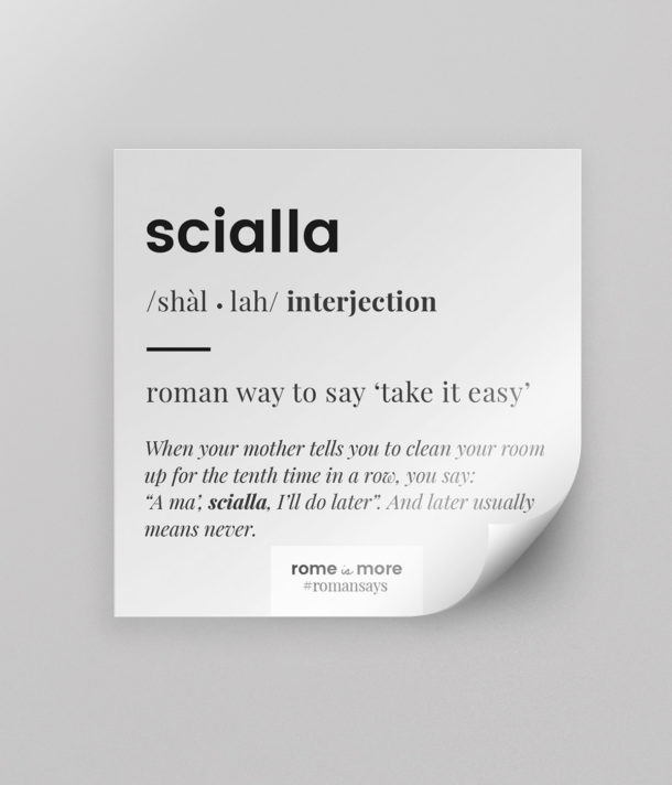 Sticker 'Scialla'