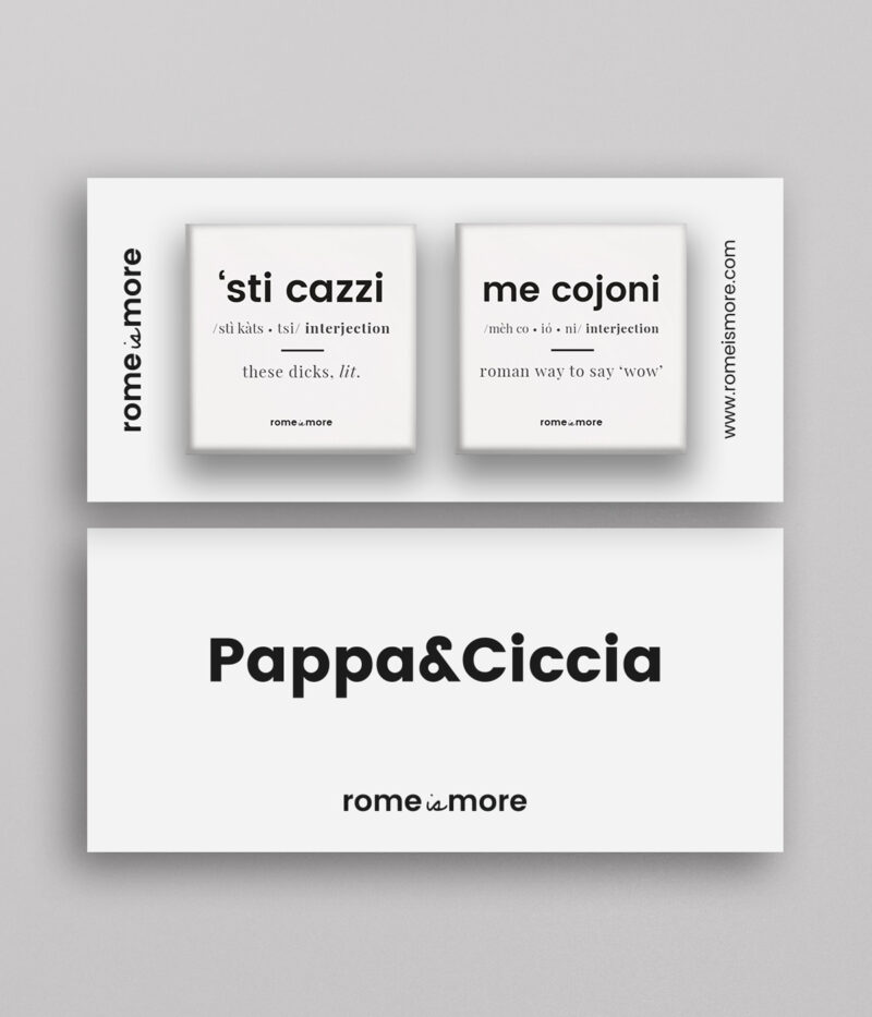 Set Calamite 'Sti Cazzi/Me Cojoni"'