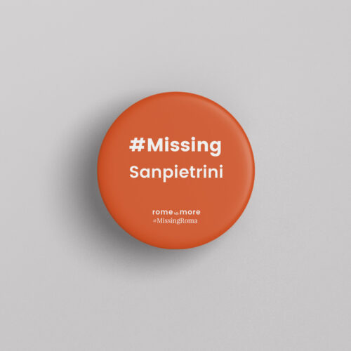 Spilla #MissingRoma 'Sanpietrini'