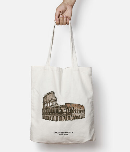 Tote bag 'Colosseo su Tela'