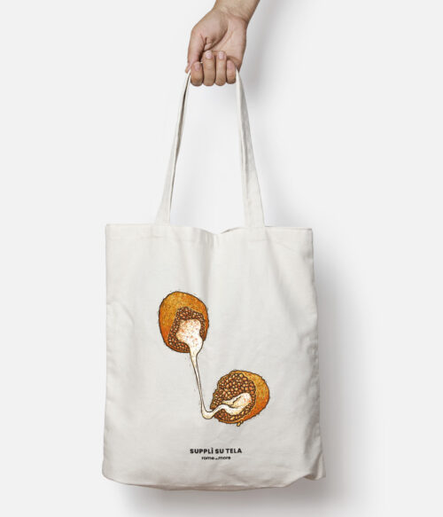 Tote bag 'Supplì su Tela'