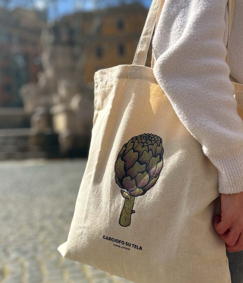 Tote bag 'Carciofo su Tela'