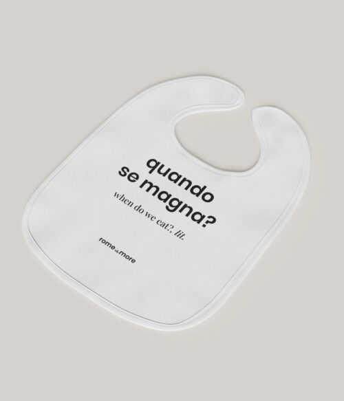 Bavaglino 'Quando se magna?'