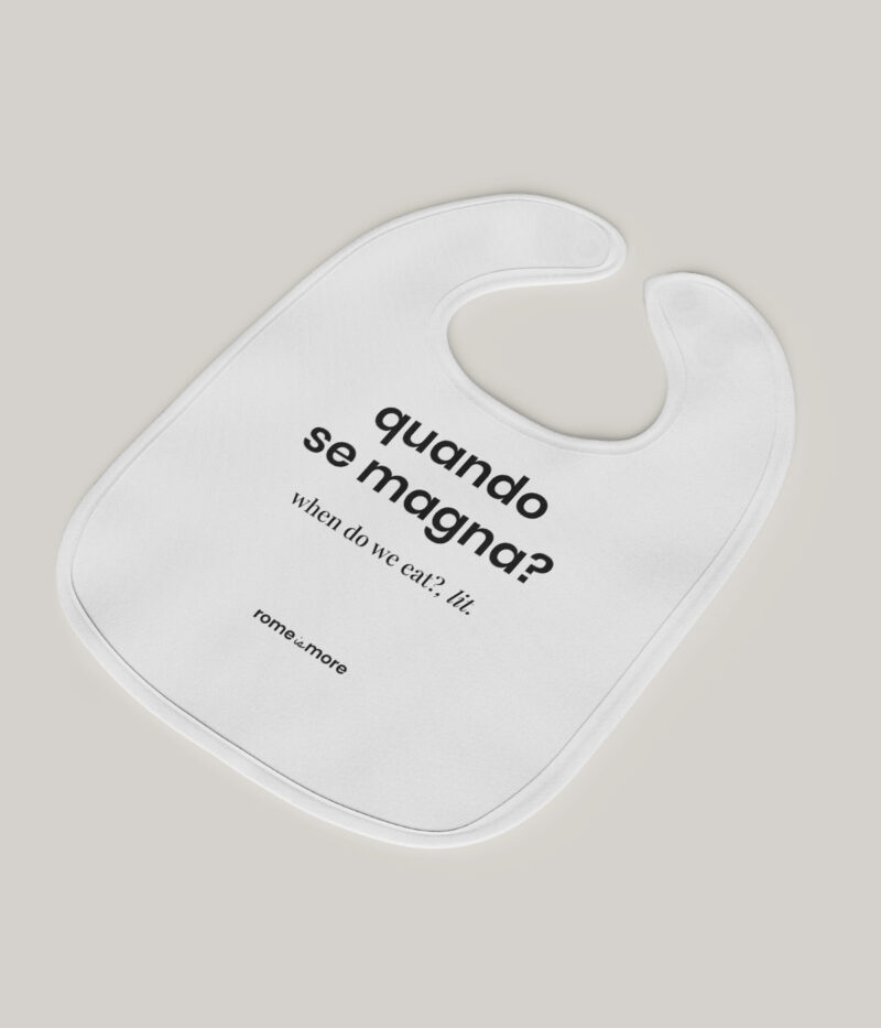 Bavaglino 'Quando se magna?'