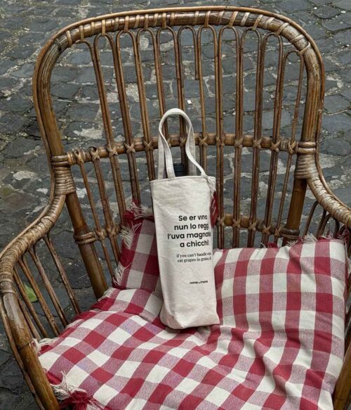 Portabottiglie 'Se er vino nun lo reggi'