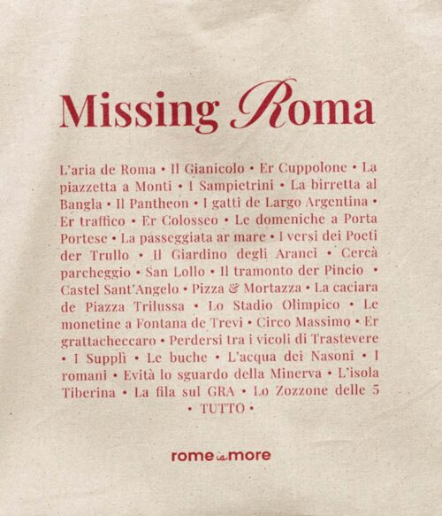 Tote bag 'MissingRoma'